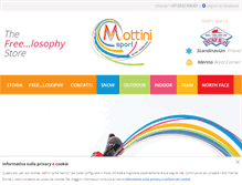 Tablet Screenshot of mottinisport.com